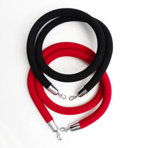 Black or Red Velvet Rope 8′