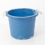 Blue Bucket With Rope Handles