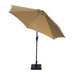 Umbrella - Taupe Round