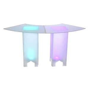 LED Serpentine Cocktail Table