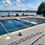 Framing being installed for our pool covers