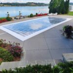 Installed Pool cover
