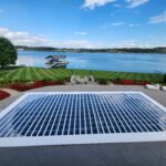 Installed Pool cover