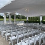 tent draping and tent liners installation