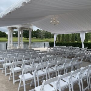 tent draping and tent liners installation