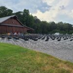 Black Aluminum Chairs for graduation ceremony
