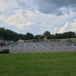 Black Aluminum Chairs for graduation ceremony