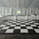 Stage surround rental in pintuck for 16×24' stage