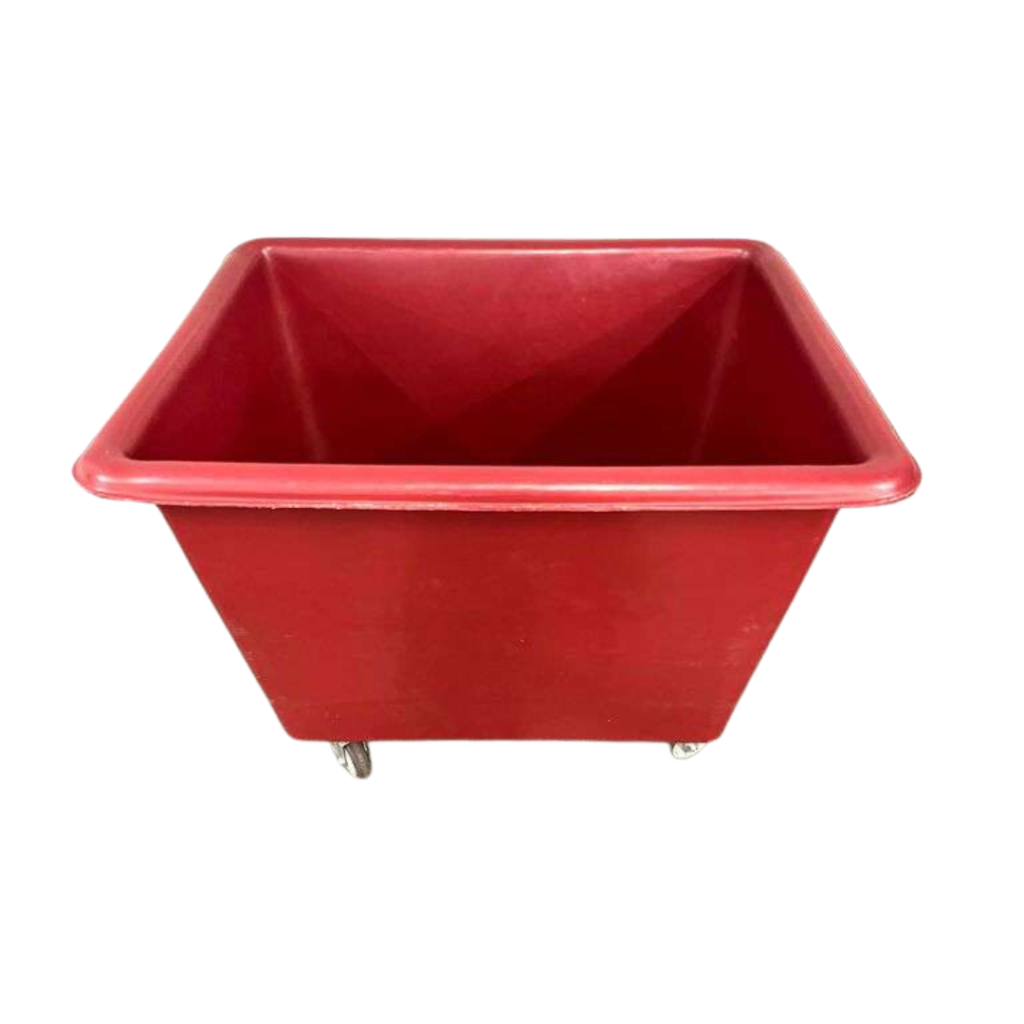 Discover the versatile rental options from T3 Event Rentals, featuring a spacious red rectangular plastic surge protector strip bin with rounded edges and wheels. Perfect for events in Forsyth County, this durable piece ensures your equipment stays organized and protected. Opt for quality event rentals with T3 Event Rentals today!.