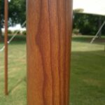 Close up of a pole from a Sailcloth tent