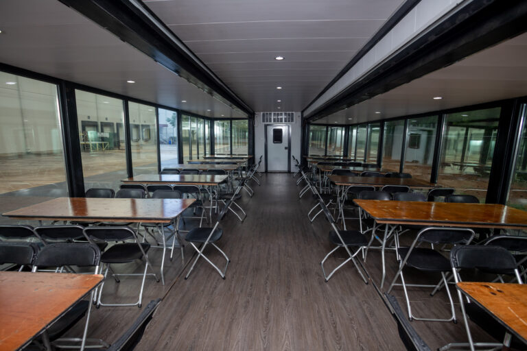 Versatile holding room rental