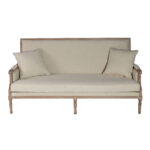 Roswell Sofa Ivory – 2-Seater Lounge Furniture for Event Rental