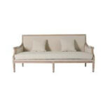 Roswell Sofa Ivory – 2-Seater Lounge Furniture for Event Rental