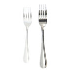 Silver Beaded Dinner Fork, rented by T3 Event Rentals