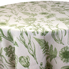 Botanical Evergreen Linens