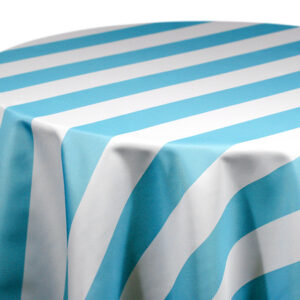 Turquoise Cabana Stripe Linens