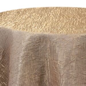 Camel Iridescent Crush Linens