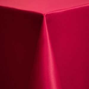 Cerise Satin Linens