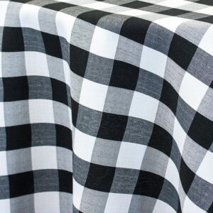 Black & White Checkered Linens