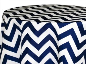 Navy Chevron Linens