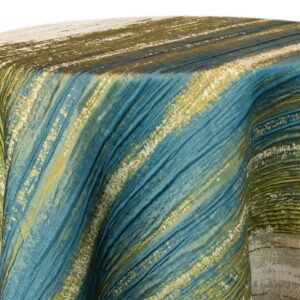Emerald Shibori Stripe Linens