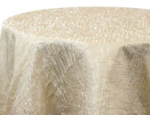 Ivory Iridescent Crush Linens