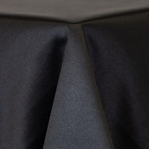Black Matte Satin Linens
