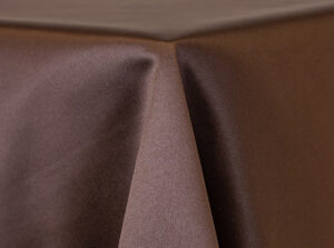 Brown Matte Satin Linens