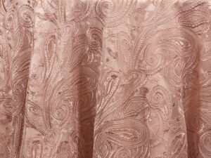 Blush Paisley Lace Linens