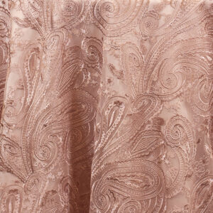 Blush Paisley Lace Linens