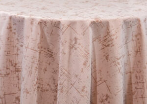 Light Pink Etched Velvet Linens