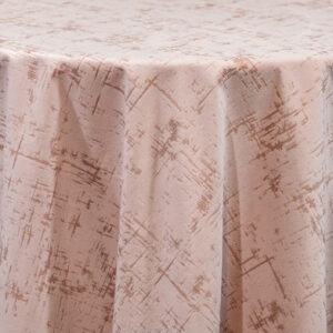 Light Pink Etched Velvet Linens