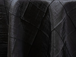 Black Pintuck Linens