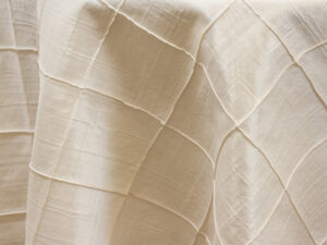 Ivory Pintuck Linens