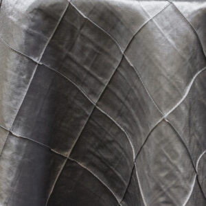 Silver Pintuck Linens