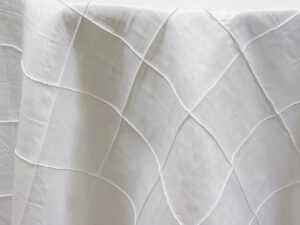 White Pintuck Linens