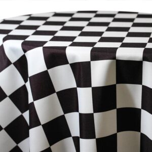 Black & White Racing Check Linens