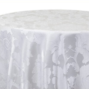 White Somerset Damask Linens