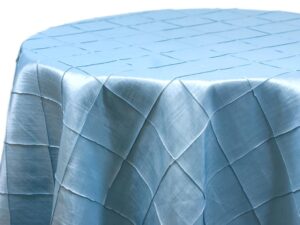 Light Blue Pintuck Linens