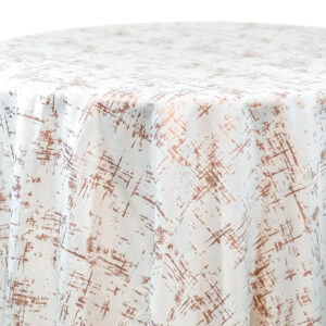 White Etched Velvet Linens