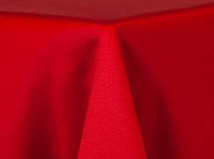 Red Matte Satin Linens