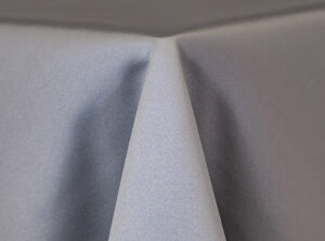 Silver Matte Satin Linens