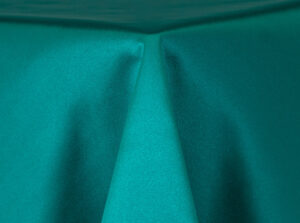Teal Satin Stripe Linens