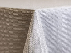 White Rattan Linens