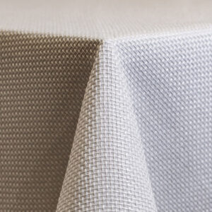 White Rattan Linens